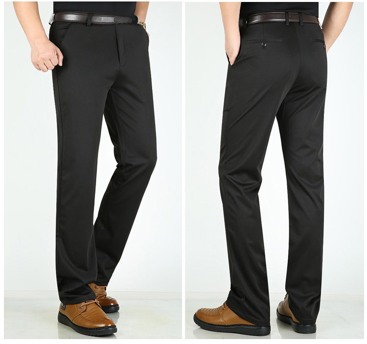 남성 정장 바지 허리밴드