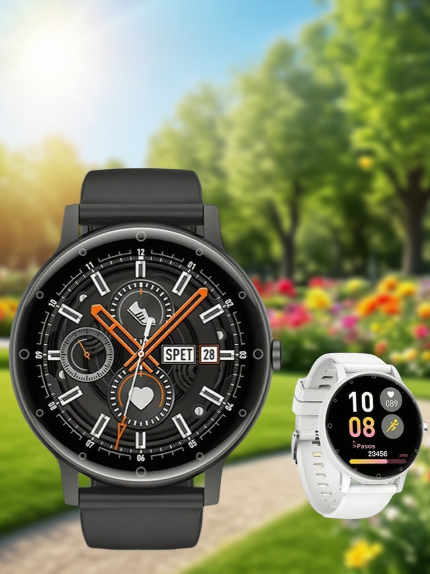 Nuevo reloj inteligente ultradelgado con Bluetooth y medición de glucosa por voz