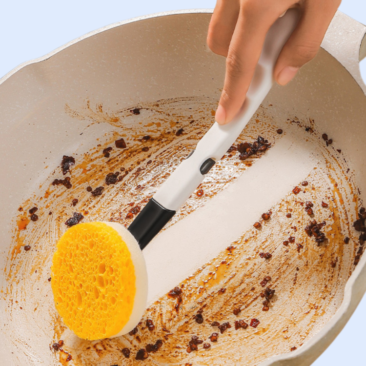 家庭用長柄食器用ブラシ