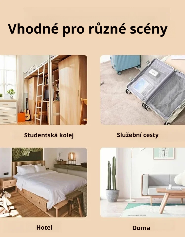 Skládací mini pračka do domácnosti