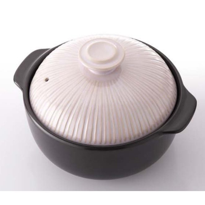 Double-eared ceramic pot
