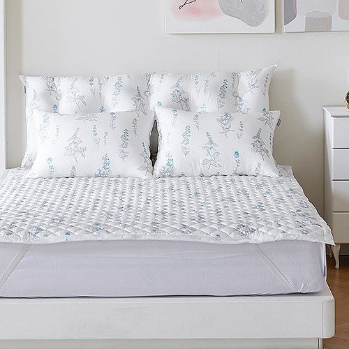 워싱 면 쓰리피스 소녀 플라워 침대 시트 커버