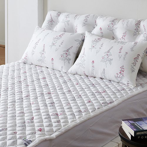 워싱 면 쓰리피스 소녀 플라워 침대 시트 커버