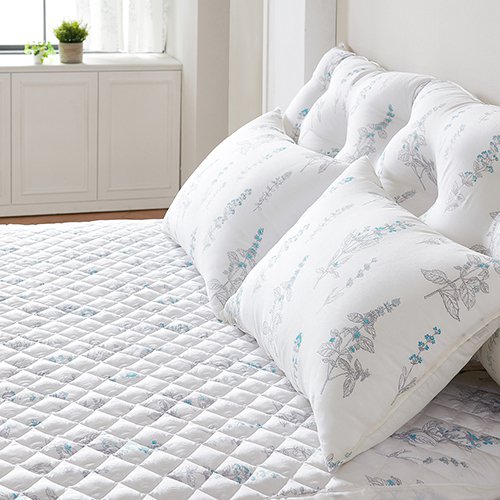 워싱 면 쓰리피스 소녀 플라워 침대 시트 커버