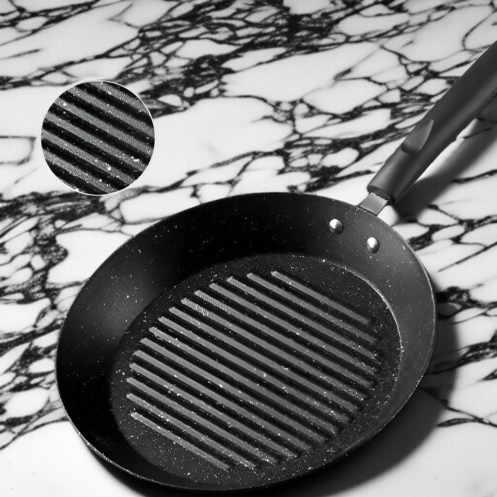 丸4穴フライパンを使った朝食セット例