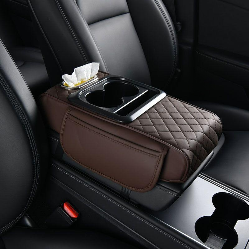  Fashion Car Interior Tissue Box for Armrest Console