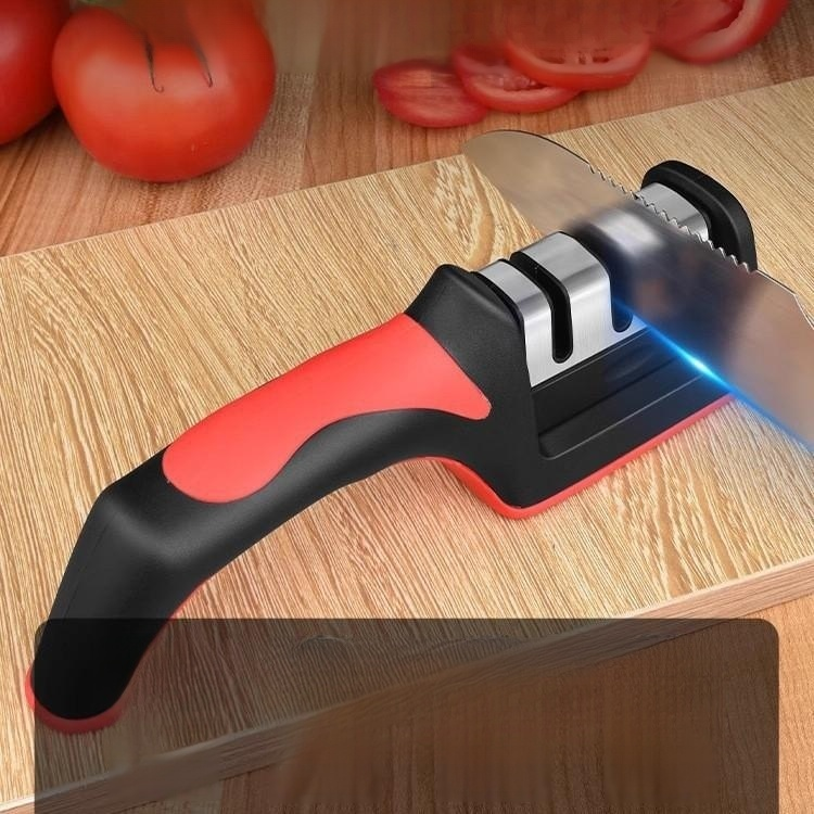 Multi-Functional Home Knife Sharpener, Quick Sharpening Stone with Fixed Angle