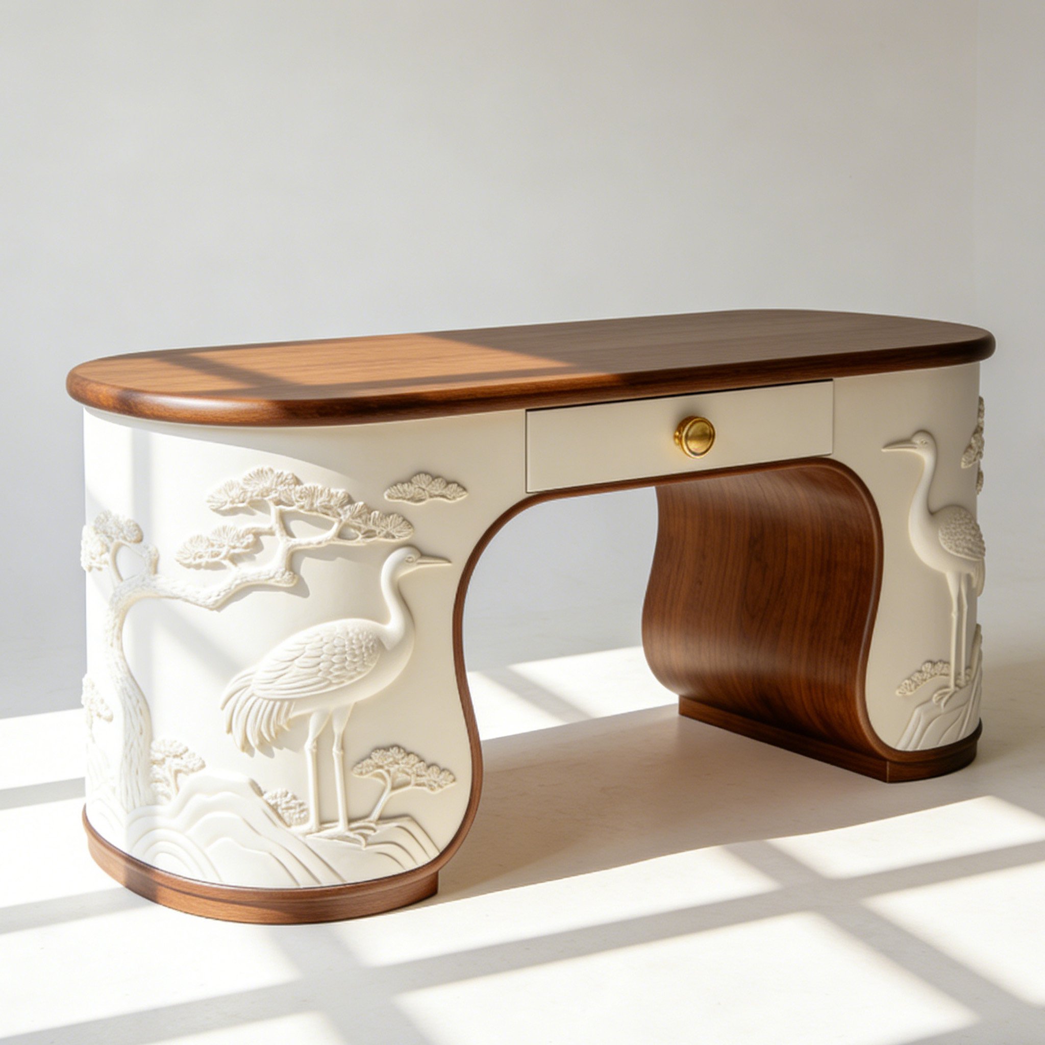 서재 및 사무실 조각 원목 책상