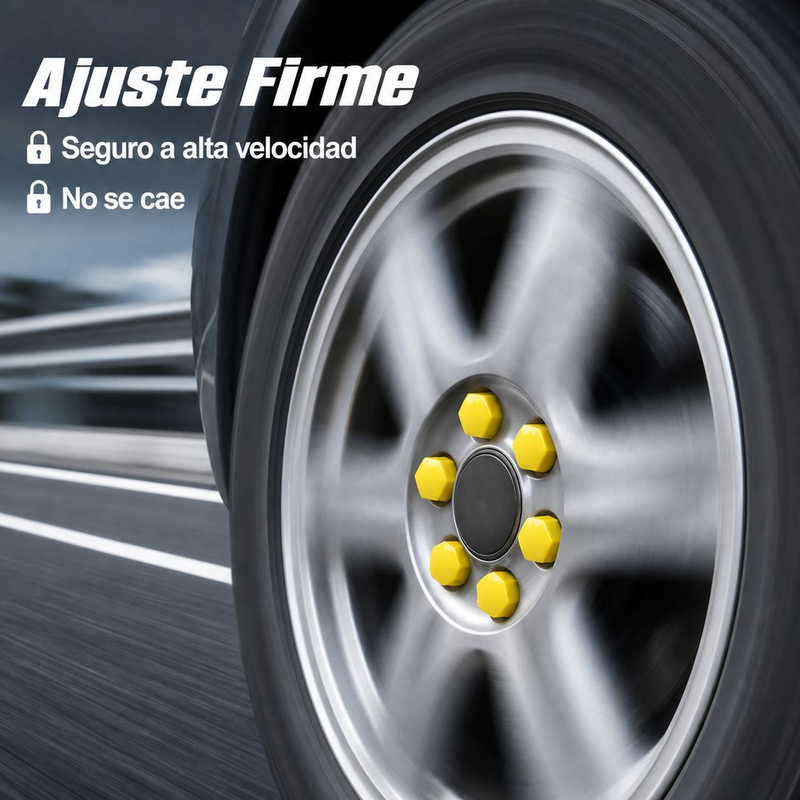 Cubierta decorativa para tuerca de rueda de automóvil, tapa protectora antipolvo de plástico