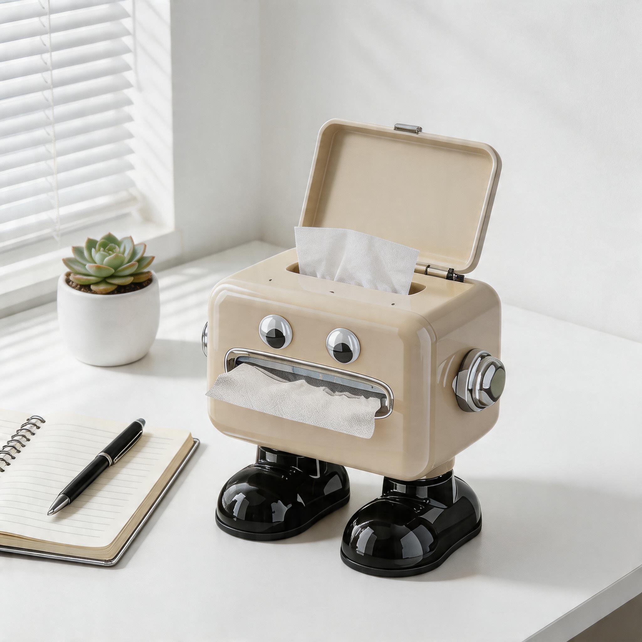 Aufbewahrungs-Taschentuchbox mit Ständer für Wohnzimmer und Esszimmer