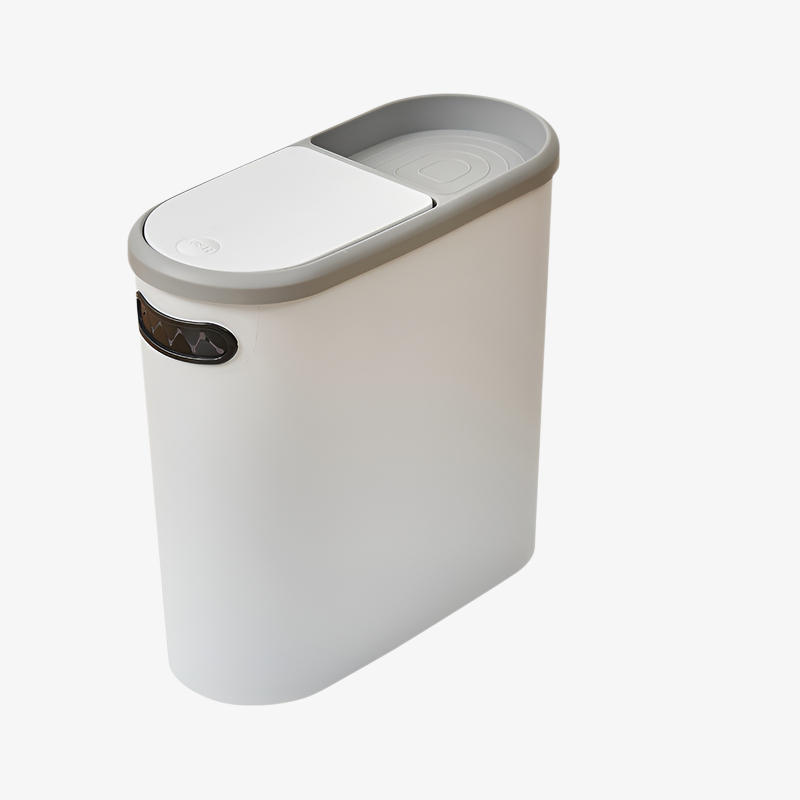  Household Push-Type Covered Garbage Bin for Multiple Rooms