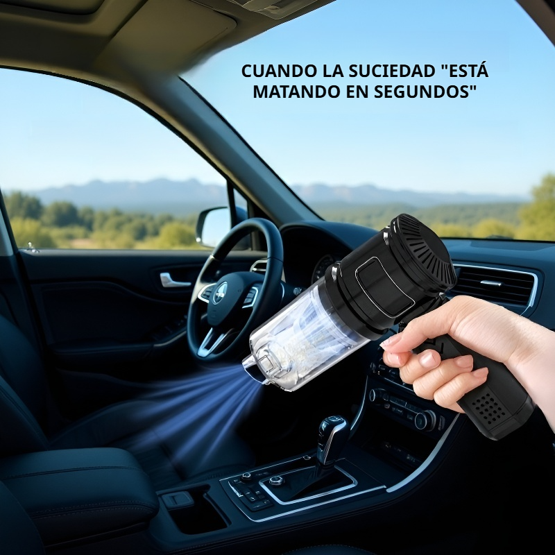 Limpiadora de polvo sin cable de alta eficiencia y carga rápida