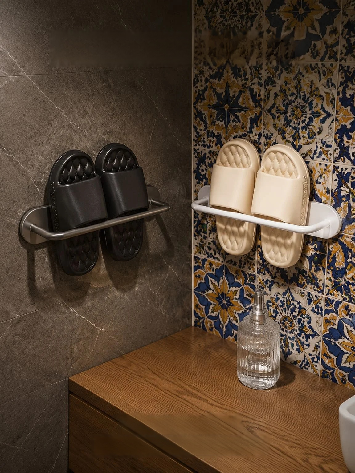 Organizador doméstico para zapatos hecho con materiales resistentes