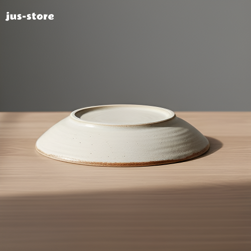 Close-up of underglaze design on ceramic vintage plate