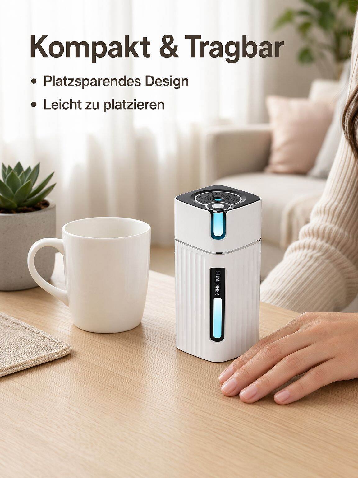 Kleiner leiser Luftbefeuchter