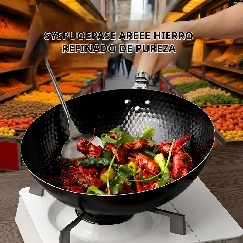 Cazo antiadherente sin recubrimiento, diseño elegante y fácil de usar