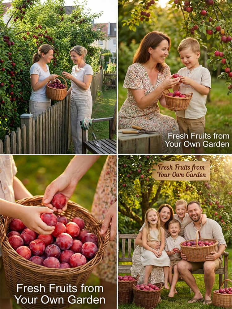 Australian Seedless Candied Red Plum Sapling [Guaranteed Alive or Refund]