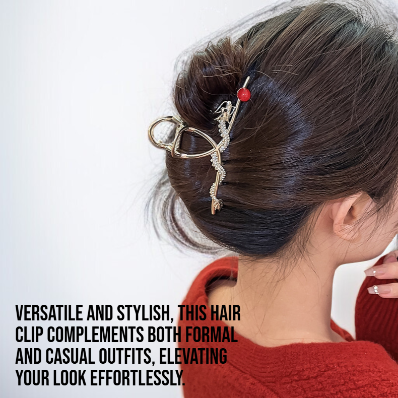 Diamond studded hair accessory for women