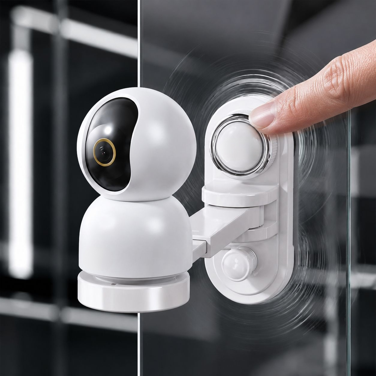 Adjustable home security camera mount