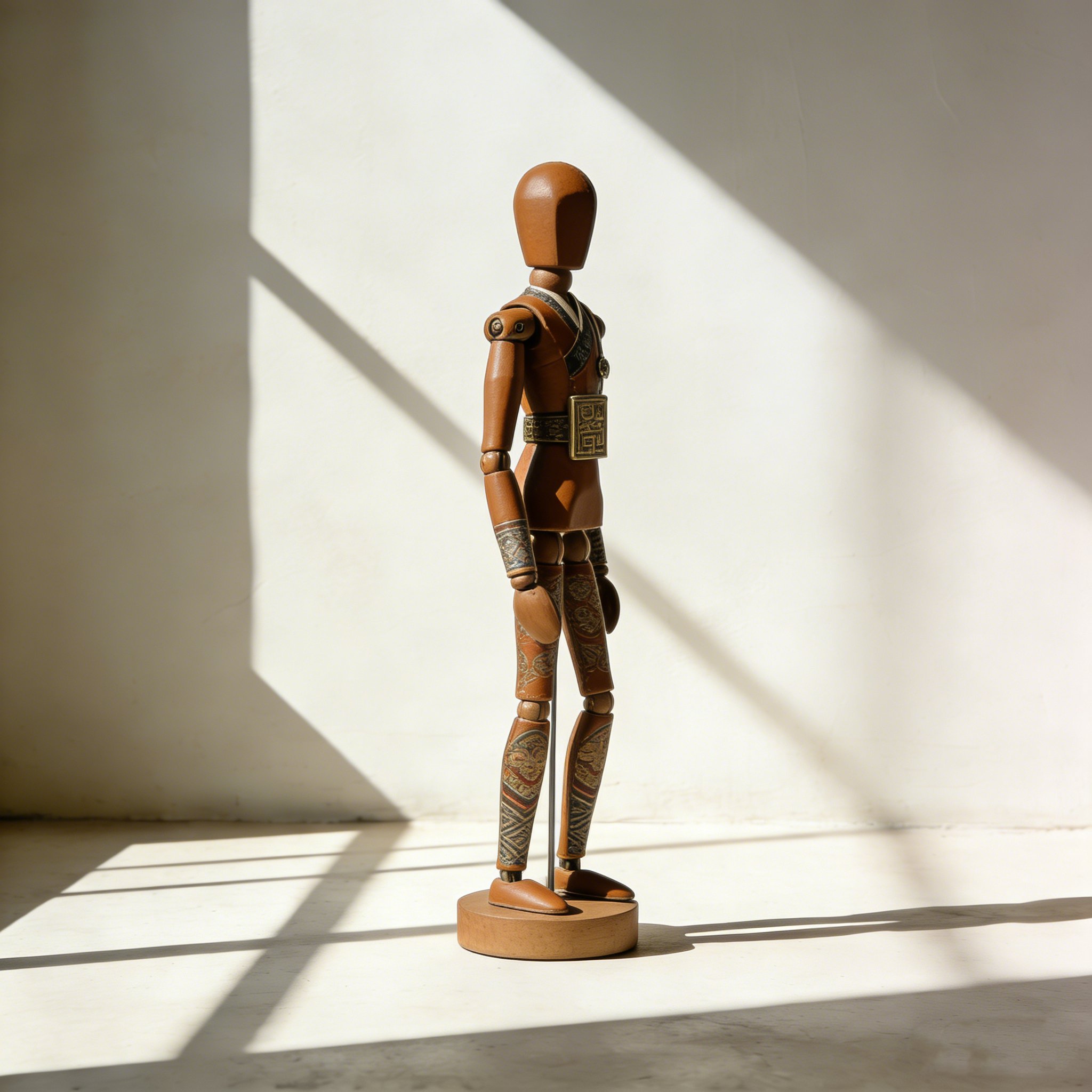 전통 마리오네트 오브제