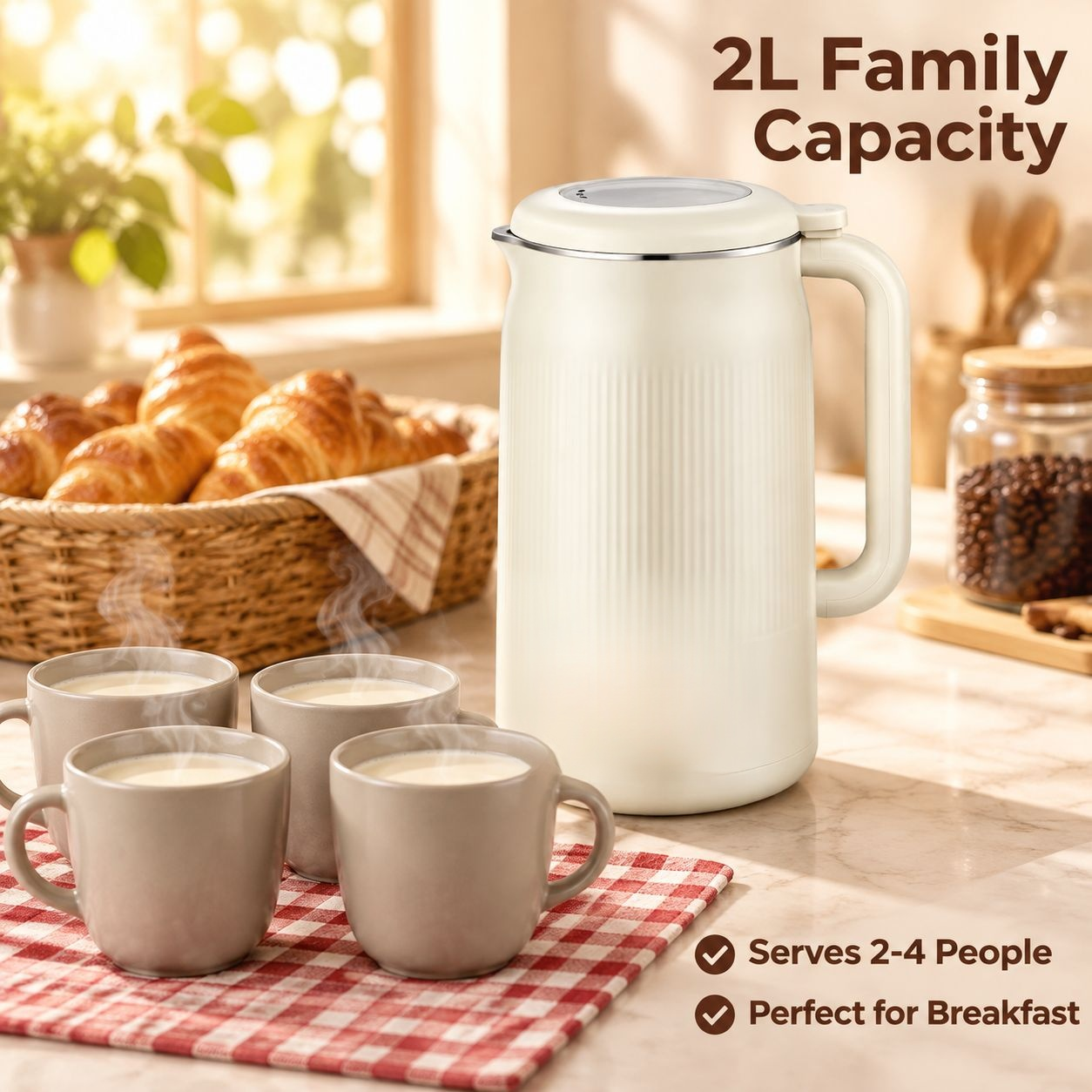 Smart Filterless Soybean Milk Machine for Home