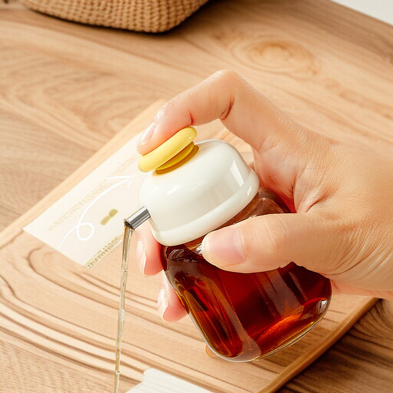 가정용 유리 미니 소분병 양 조절 펌핑 간장병 유리 단류 양념병 유리 식초병 유리 참기름병