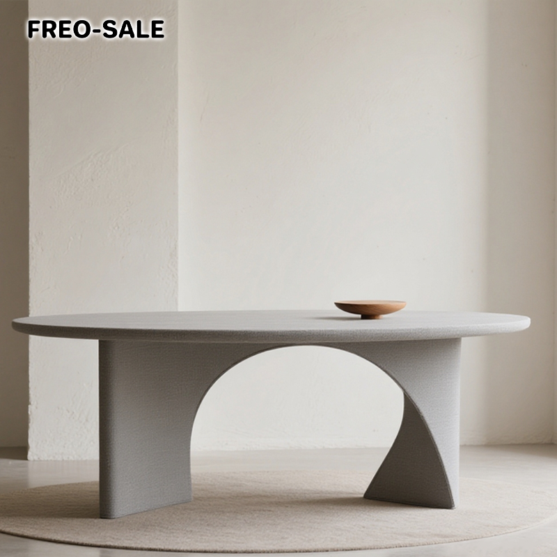 타원형 커피 테이블