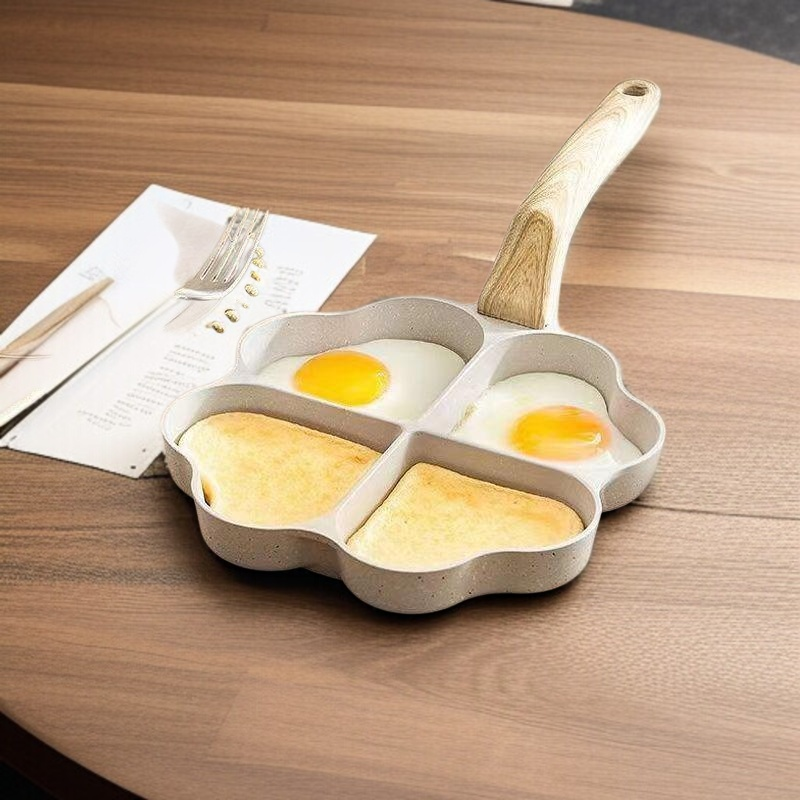 家庭用麦飯石愛の4穴目玉焼き鍋