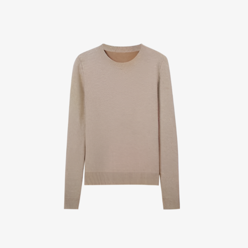 2025年冬新作：フリース裏地、極暖セーター、厚手フリースクルーネックプルオーバー、暖かいニットウェア、ベースレイヤー、秋冬レディーストップス、寒い天候の解決策