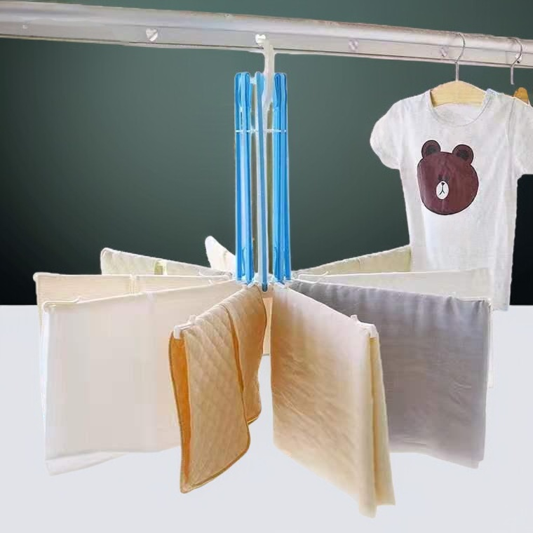 繖形20夾旋轉防風毛巾架