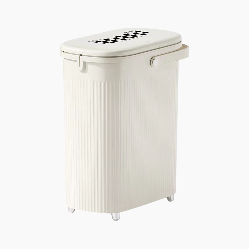 ふた付き家庭用大容量ゴミ箱 キッチンゴミ箱 自動梱包ゴミ箱 浴室用クリップ式ゴミ箱