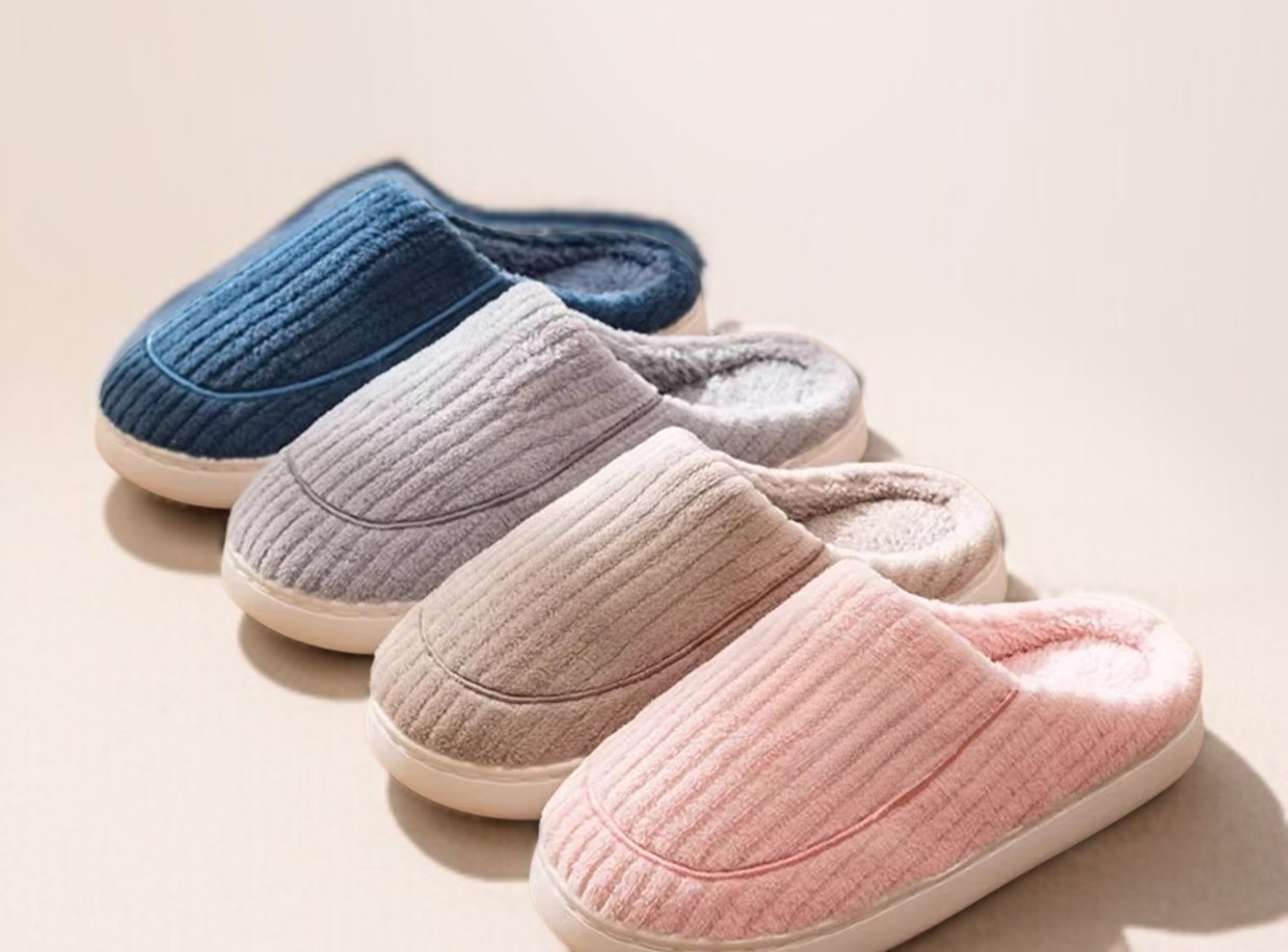 溫暖舒適居家棉拖鞋