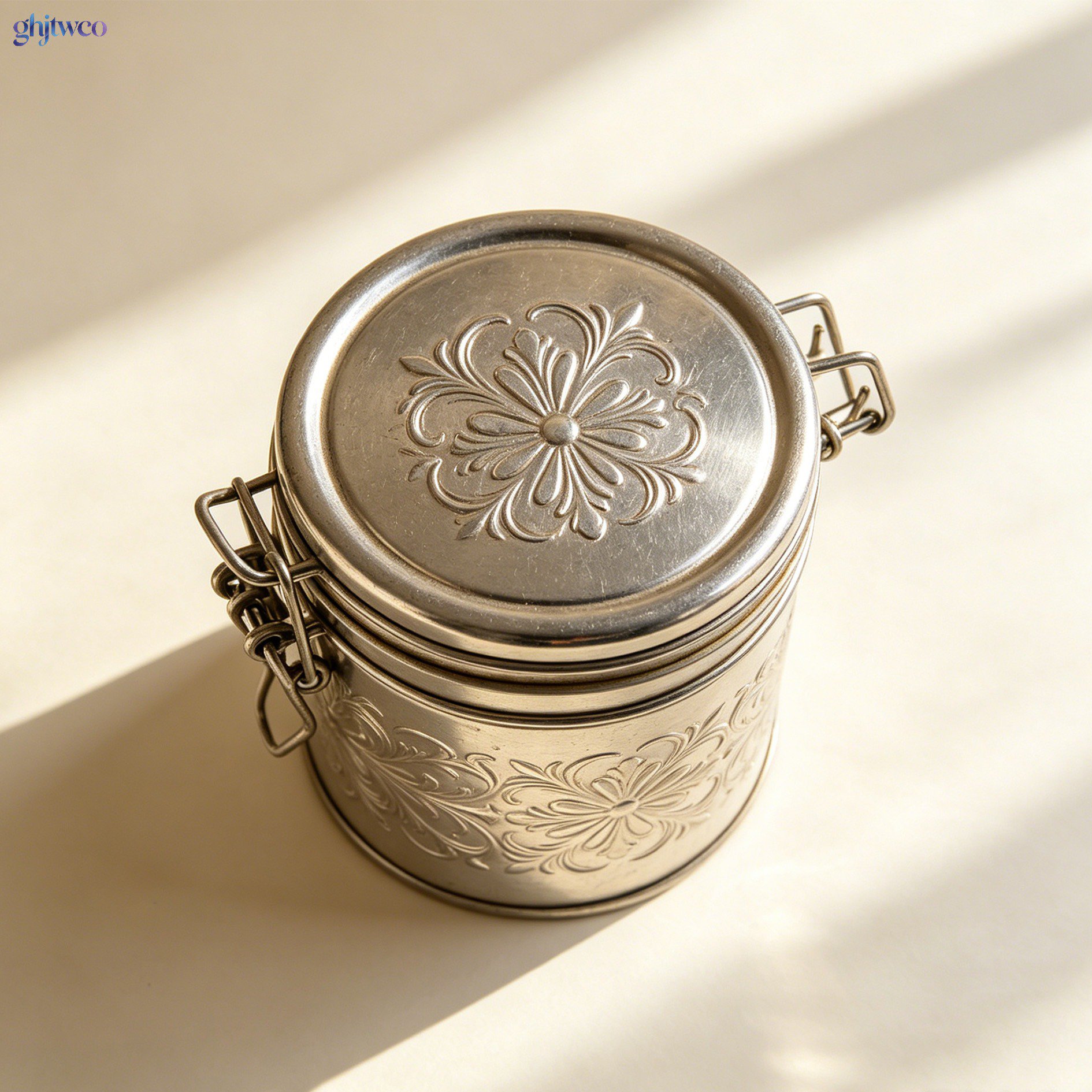 Vintage Metal Storage Tins (Set of 5)