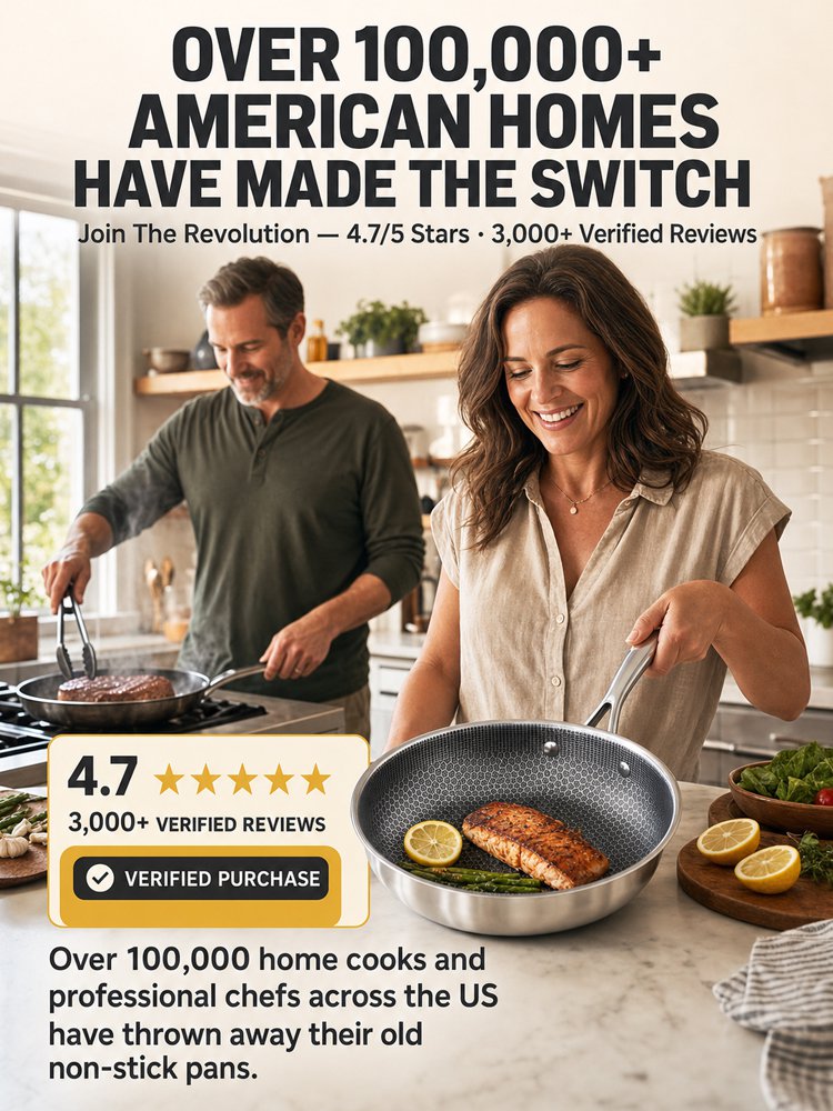 Household steak frying pan