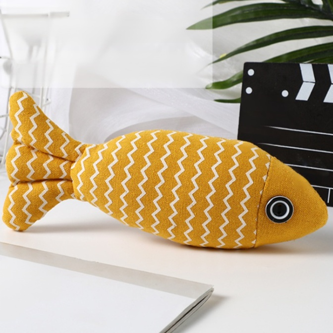 Katzenminze-Fischspielzeug