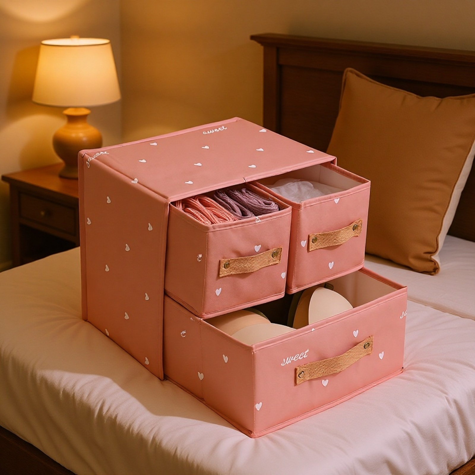 新しい引き出し式衣類収納ボックス収納家庭用バスケットボックス収納ボックス布製ワードローブ収納ボックス衣類大型ボックス