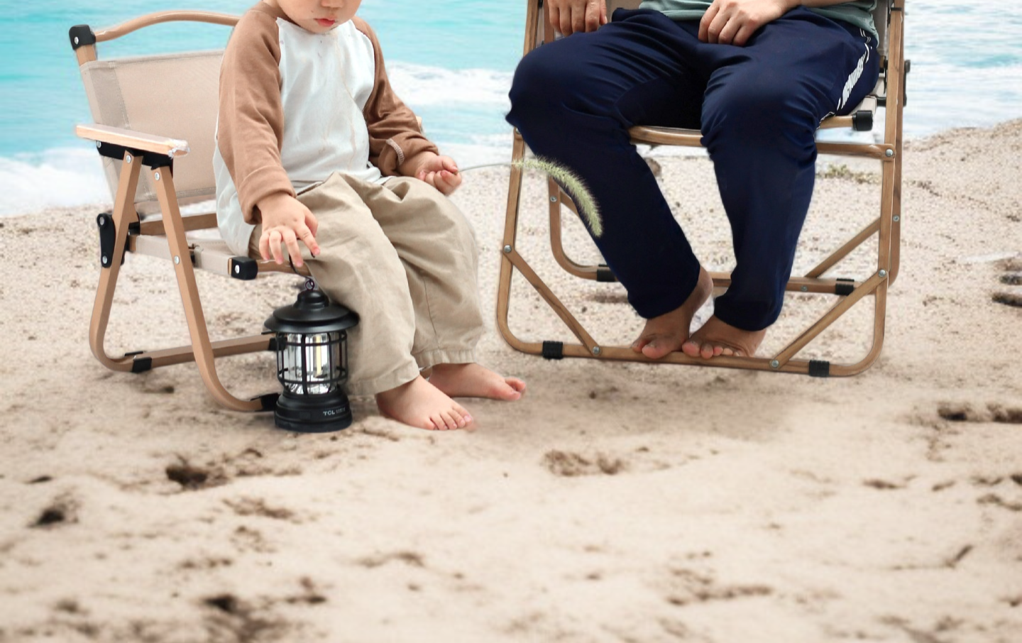 튼튼한 프레임의 어린이 캠핑 의자