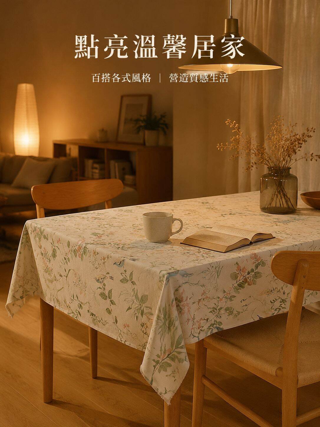 安·科頓·比塞林亞麻桌布