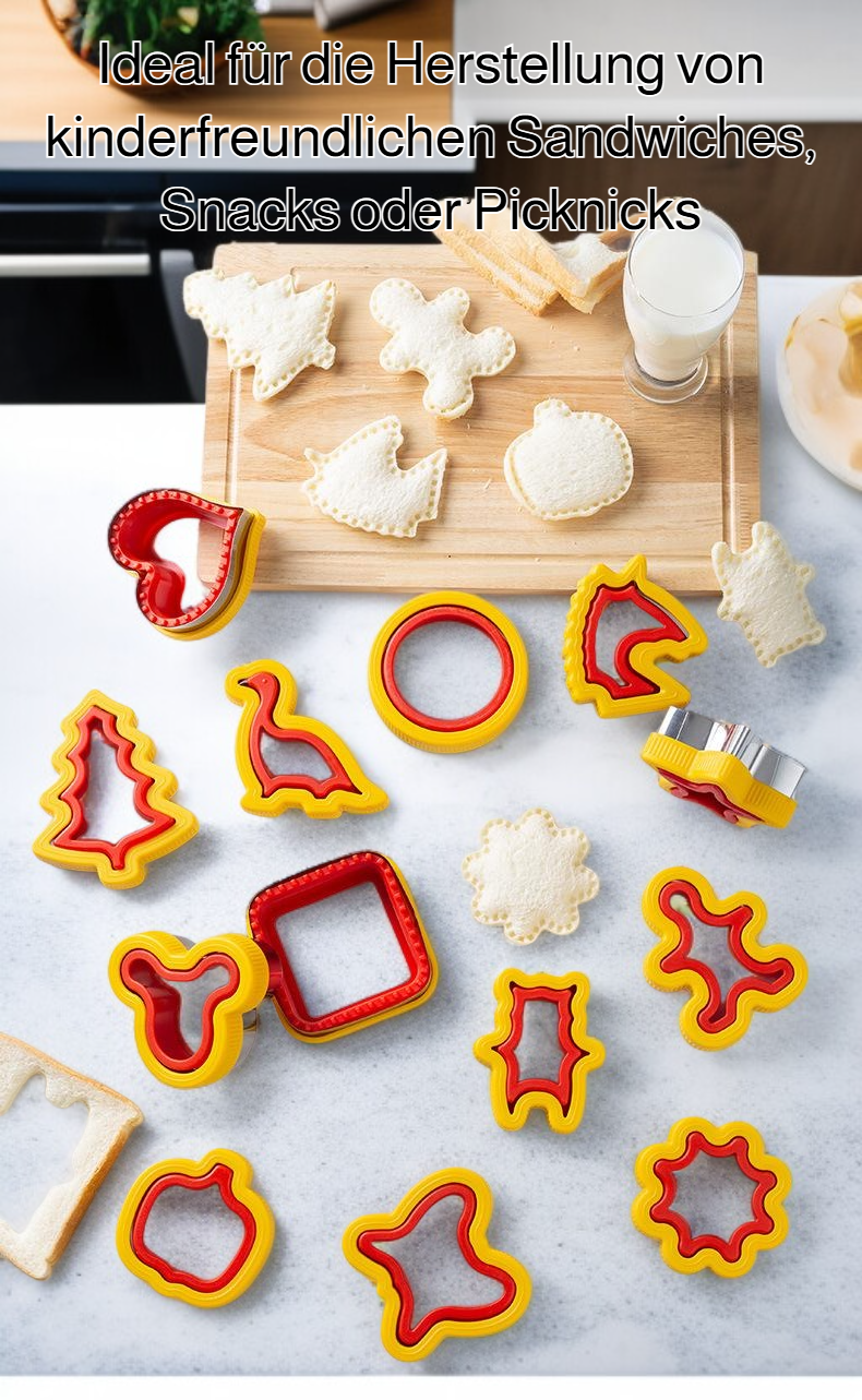 Sandwichschneider mit Cartoon-Motiv aus Edelstahl