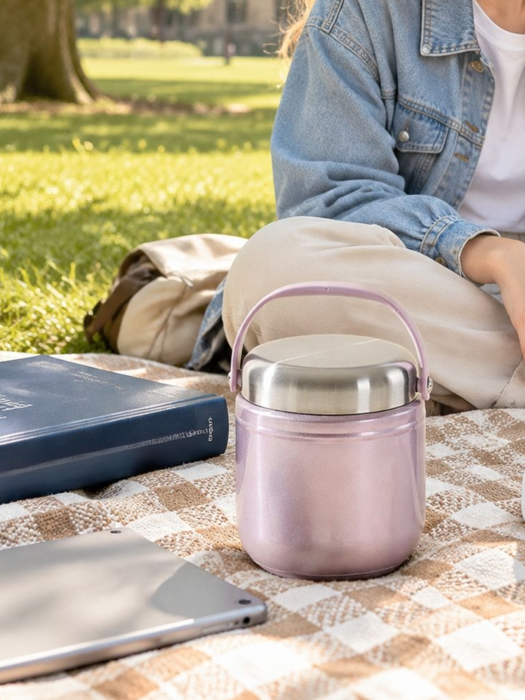 Boîte repas isotherme inox pratique pour les déplacements