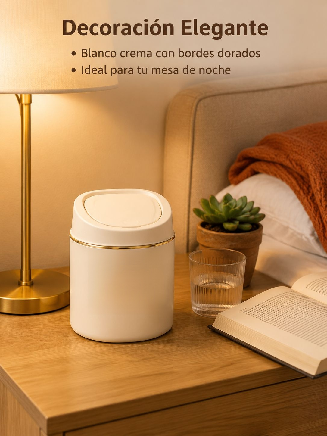 Mini cubo de basura para escritorio