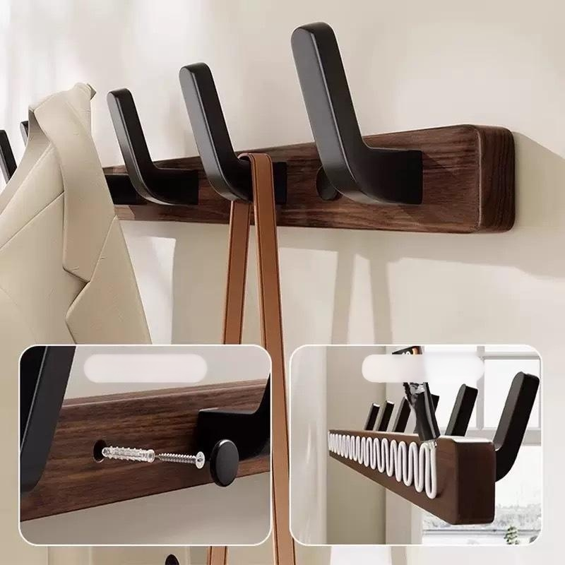 Behind-the-door storage hooks