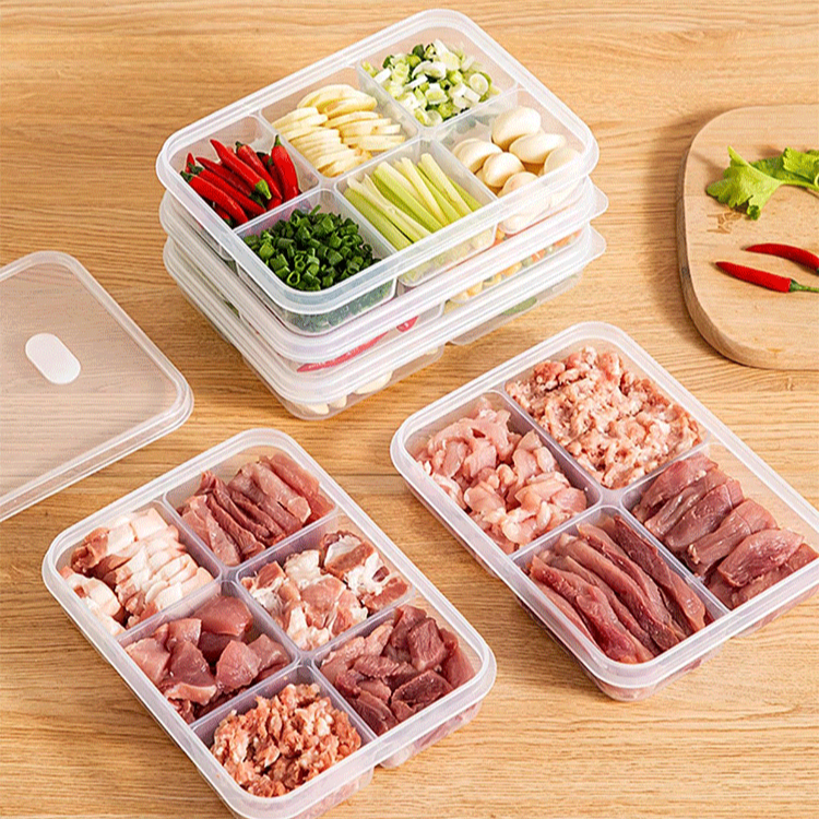 食品グレード密閉保存箱 野菜果物用冷蔵庫ストレージ