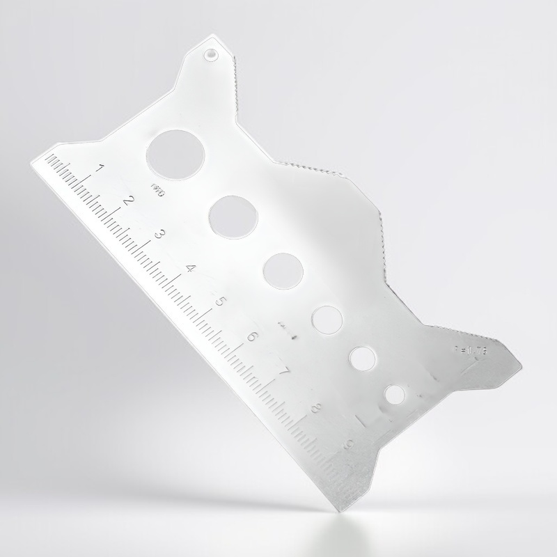 나사 측정자 정밀 캘리퍼 다기능 두꺼운 티타늄 합금 측정 공구 나사 거리 측정자