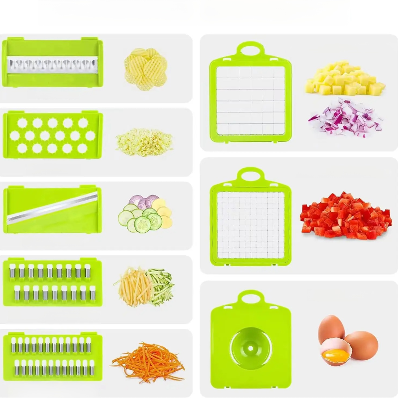 Coupe-légumes multifonctionnel, trancheuse et râpe