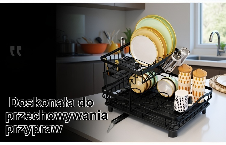 Półka kuchenna z przyprawami i akcesoriami