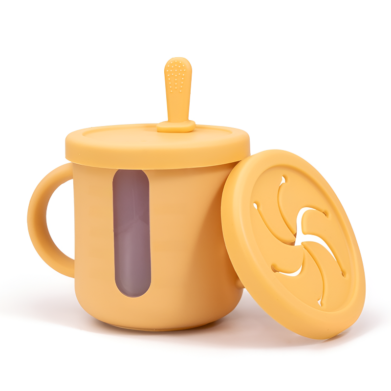 食品級透明矽膠杯便攜戶外水杯