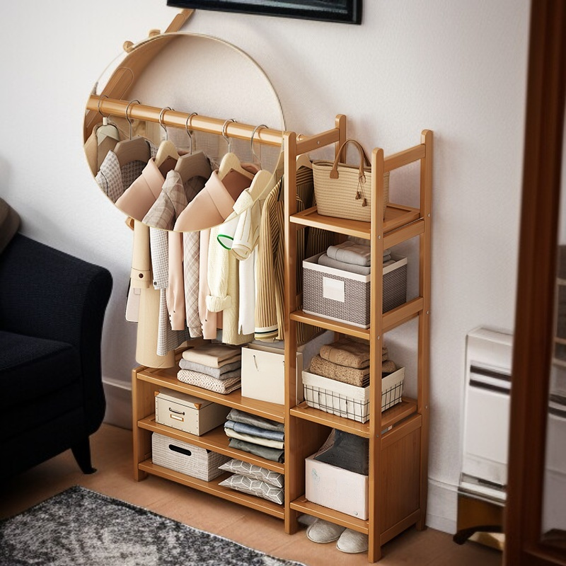 원목 대형 실내 옷걸이 