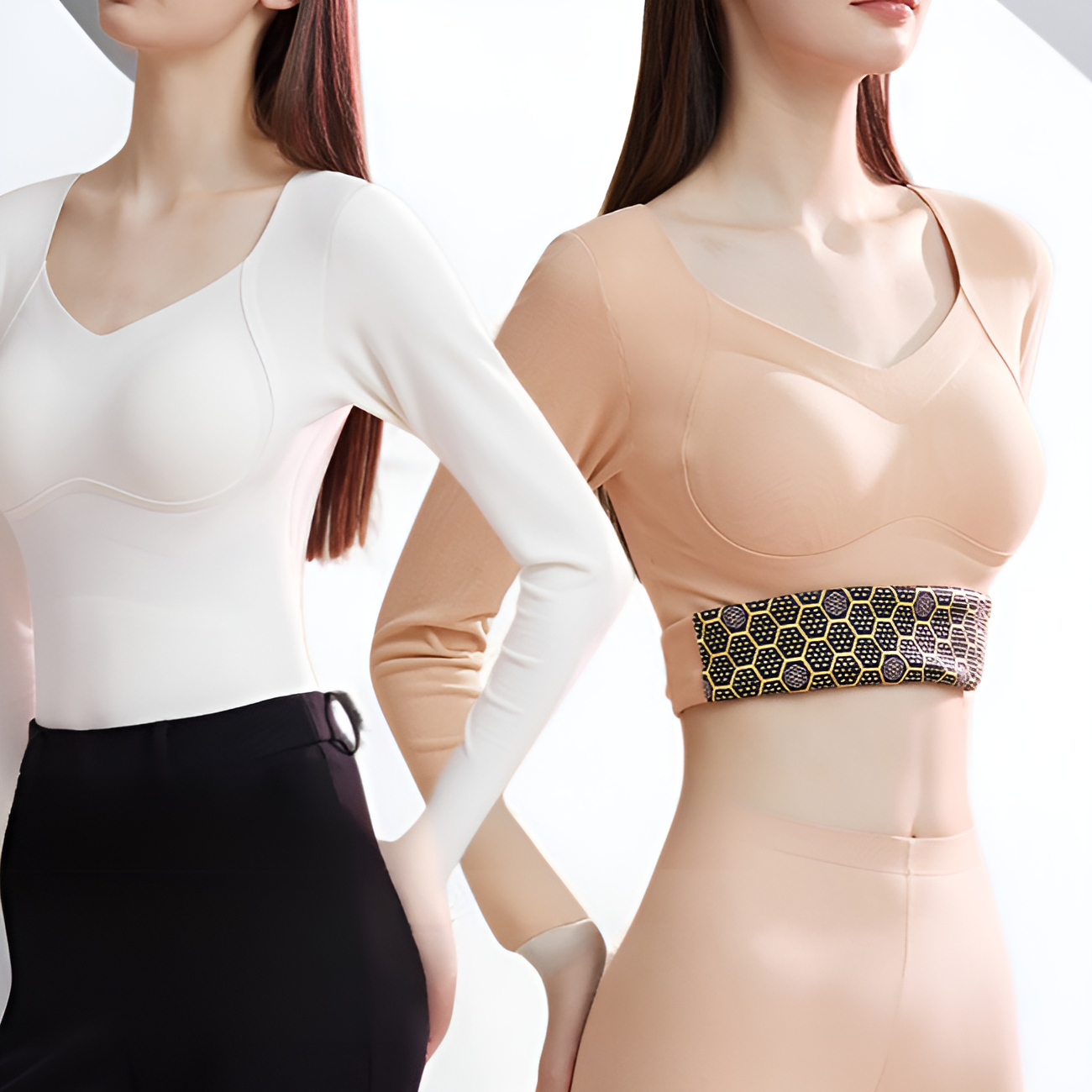 여성용 패드내장 발열 보온 이너티