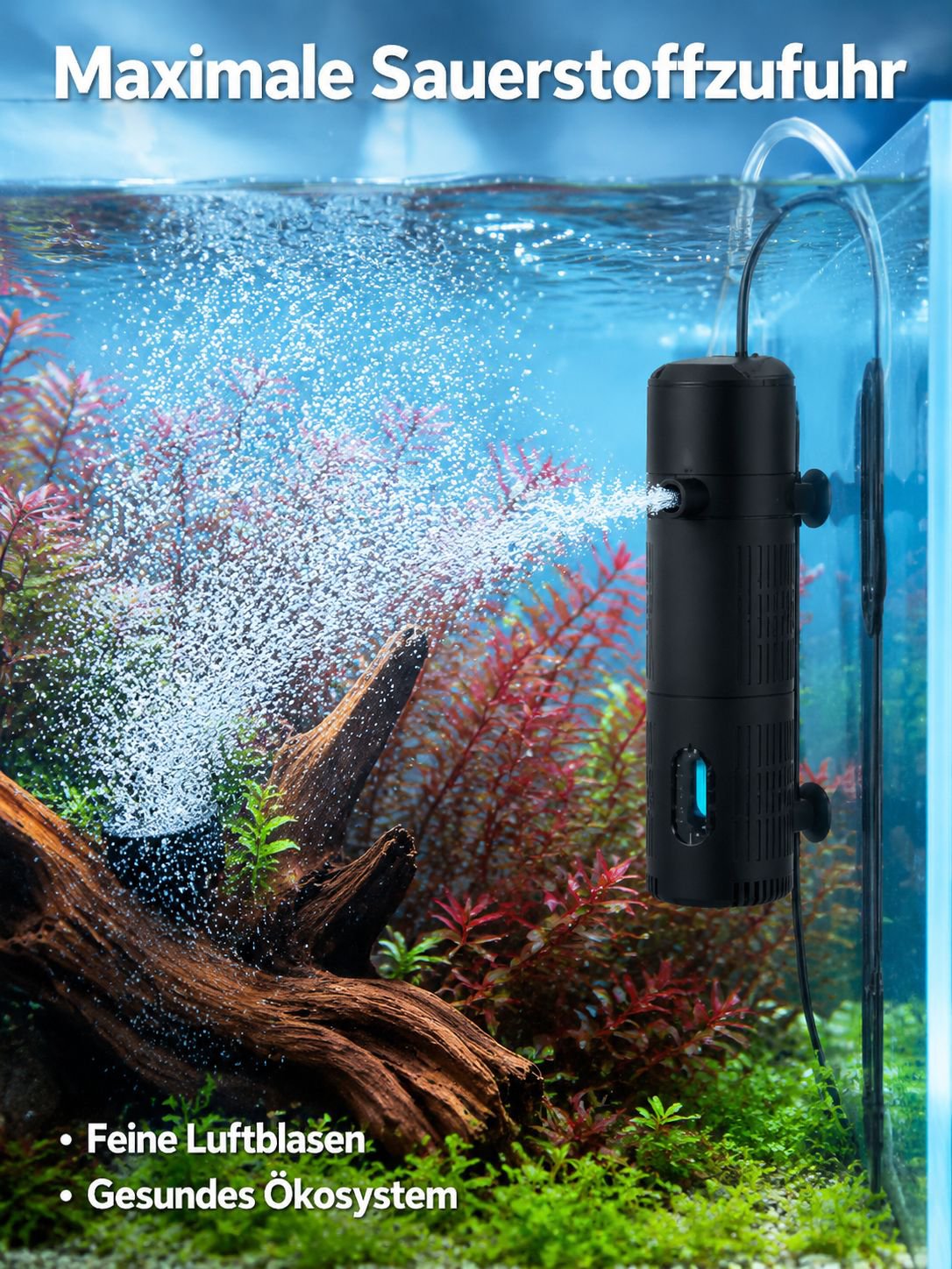 Aquariumfilterbox geeignet für Süß- und Meerwasseraquarien